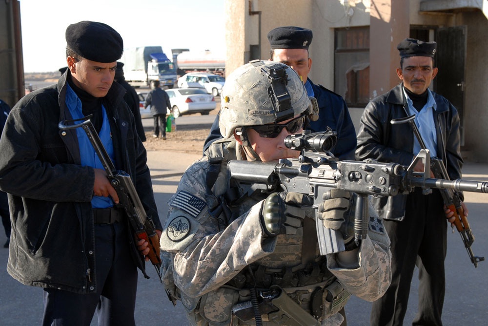 DVIDS - Images - Dragoon Co., Iraqi highway patrol conduct information ...