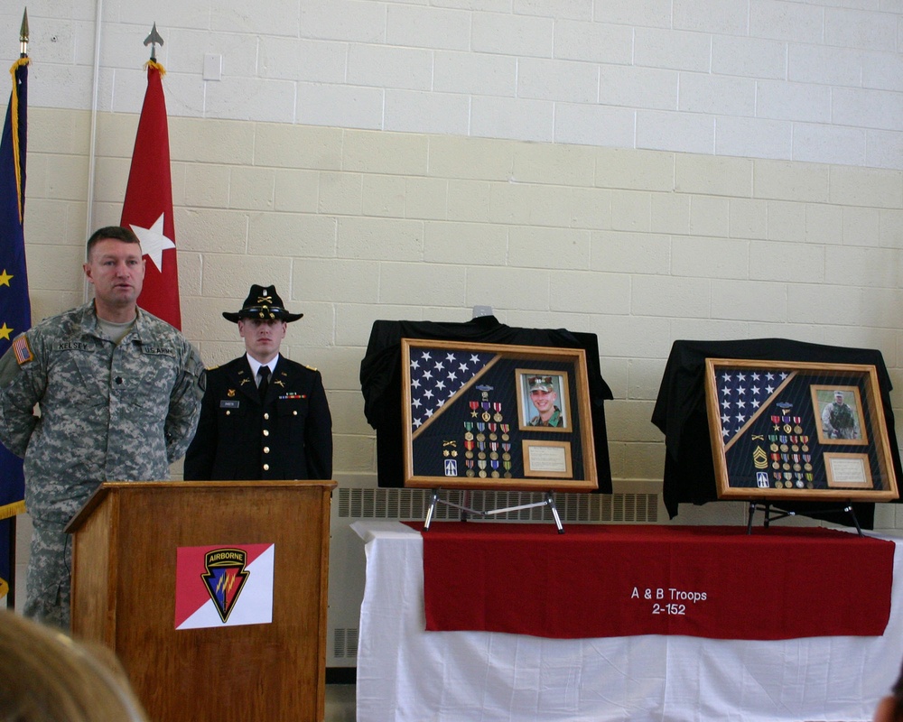 Indiana Guard honors two fallen Soldiers