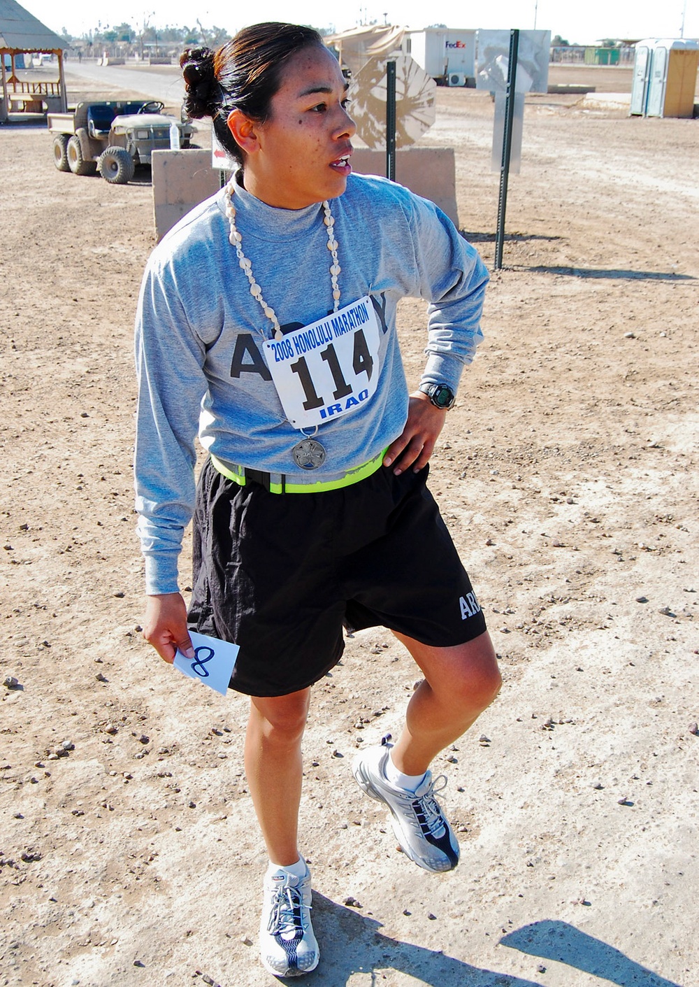 'Iron Eagle' Soldiers make strong showing at Honolulu Marathon Iraq satellite race