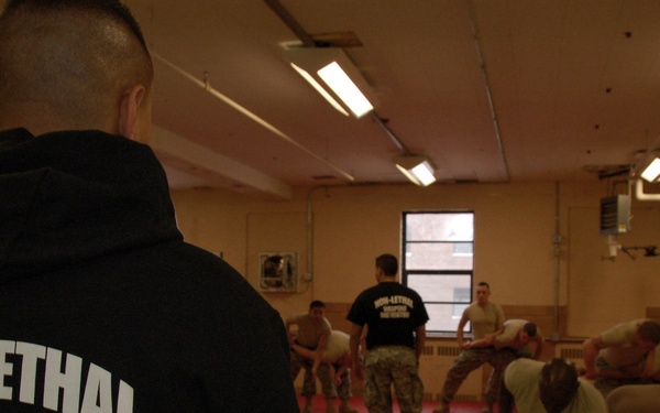 Weapons training focuses less on combat, more on control, compliance