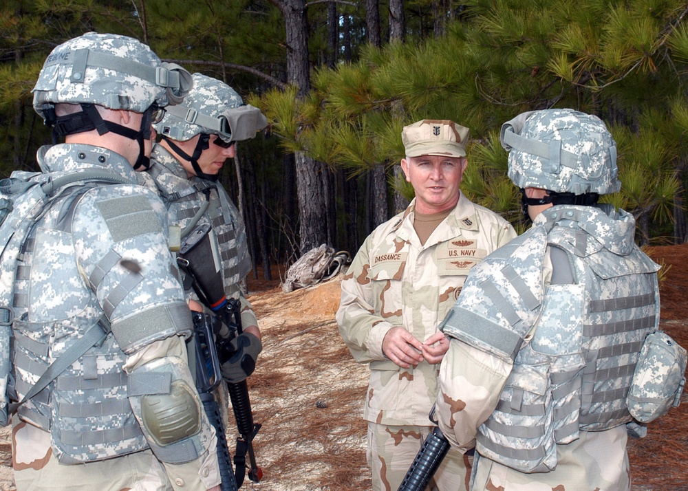 Force Master Chief visit to Fort Jackson