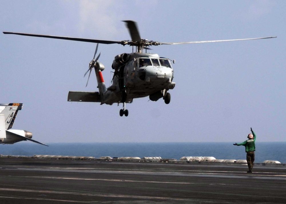 Preparing to land