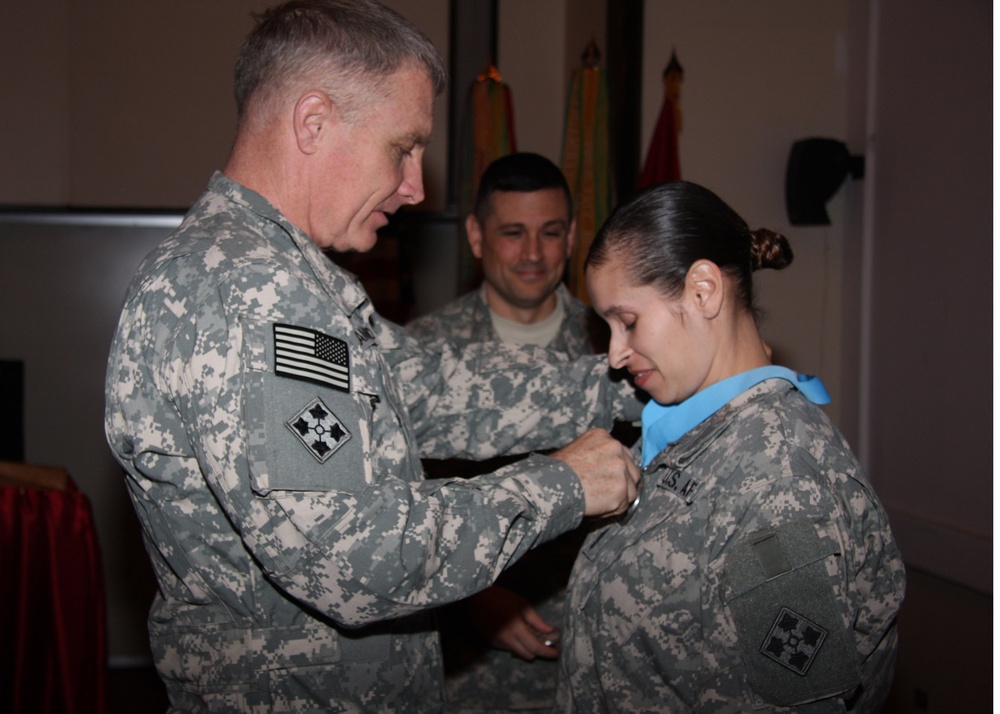 Forty Multi-National Division-Baghdad Soldiers welcomed into Sgt. Audie Murphy Club