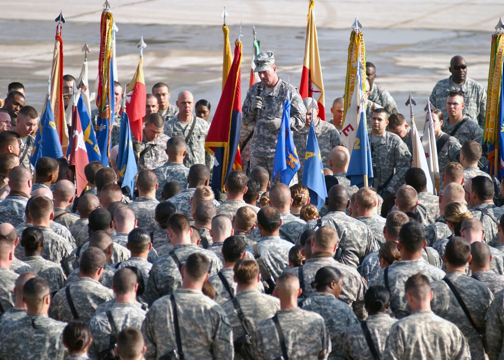 Sgt. Maj. of the Army Preston visits 4th Combat Aviation Brigade, Camp Taji