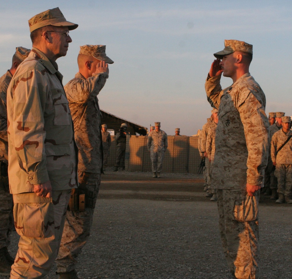 Chairman of Joint Chiefs Visits Marines, Sailors in Afghanistan