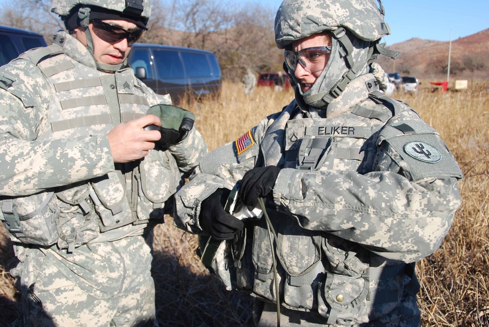 DVIDS - News - 295th Ordnance Soldiers blow up after day of training