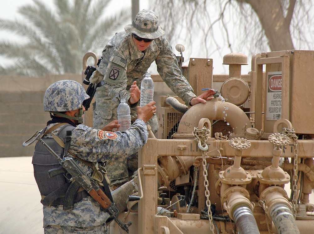 Patriots reflect on progress in eastern Baghdad
