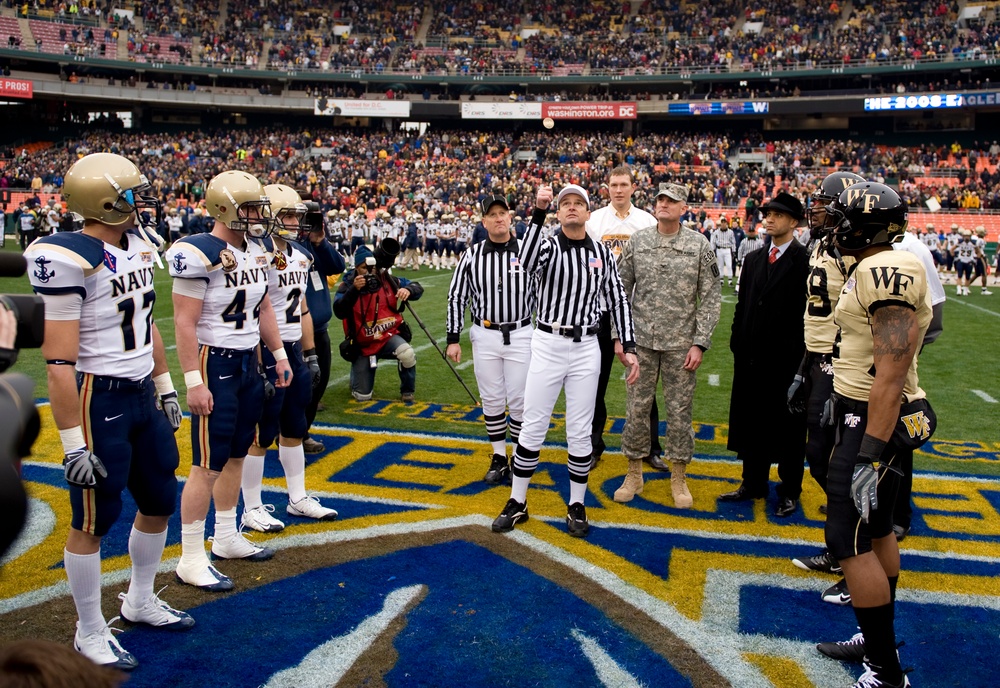 Eagle Bank Bowl coin toss