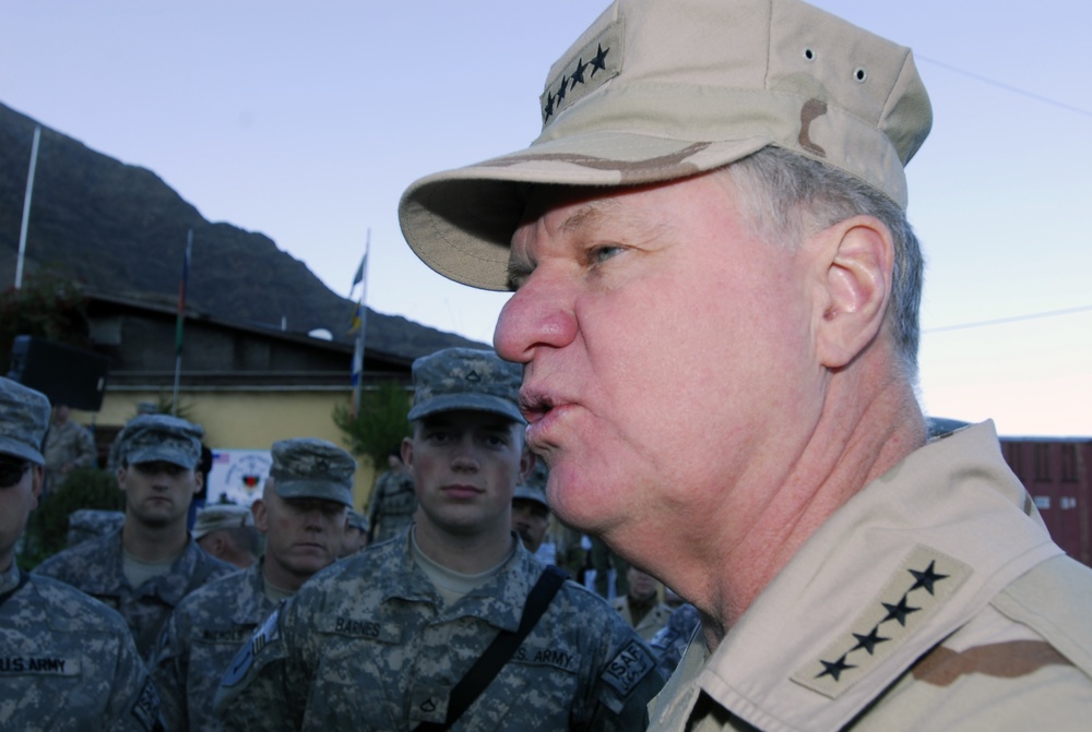 Chief of Naval Operations visits Afghanistan