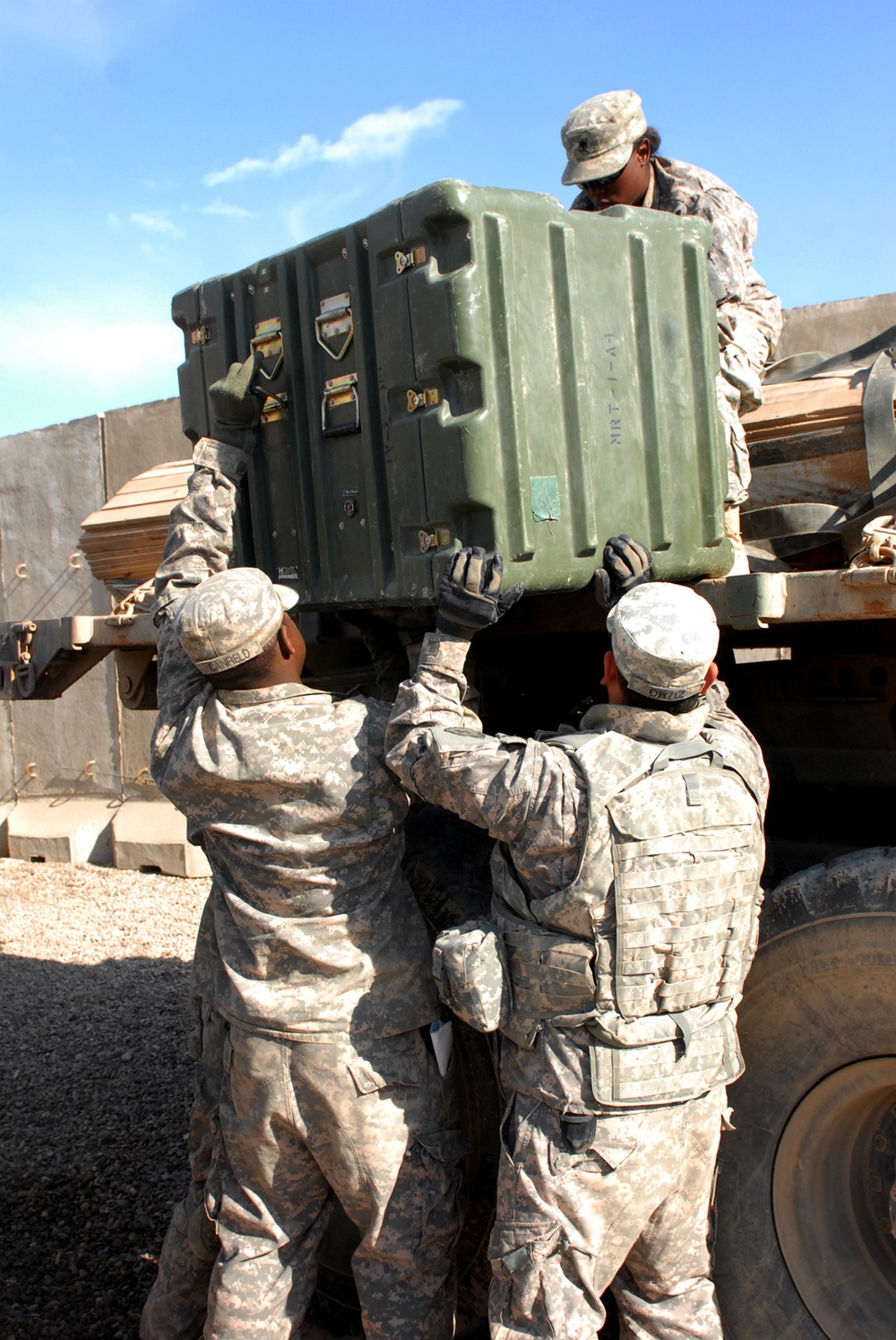 Forward Area Support Team makes rounds