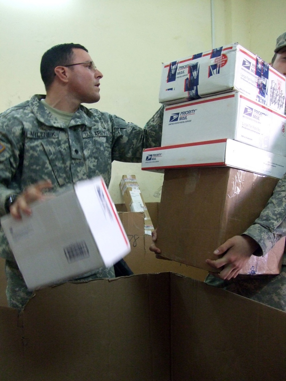 Strykehorse mail room piles full of packages during holiday season
