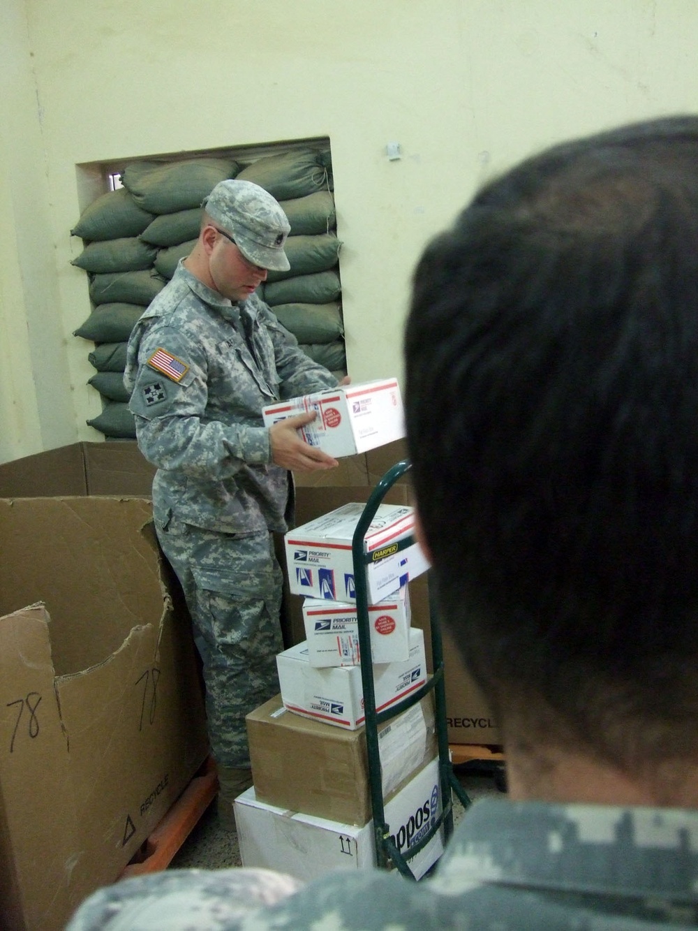 Strykehorse mail room piles full of packages during holiday season