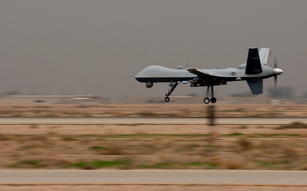 Reaper in for a landing