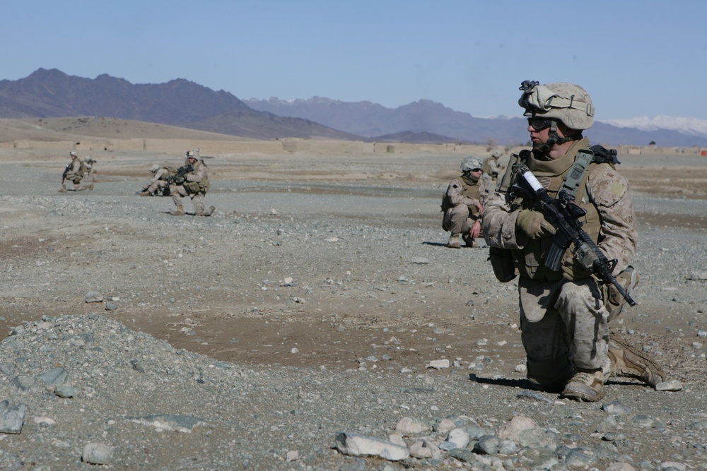 Marines Patrol Helmand Province