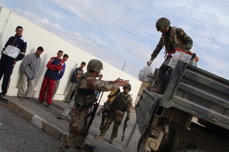 Personal Security Team Swings in to Help Local Iraqi School