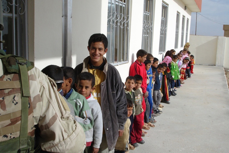 Personal Security Team Swings in to Help Local Iraqi School
