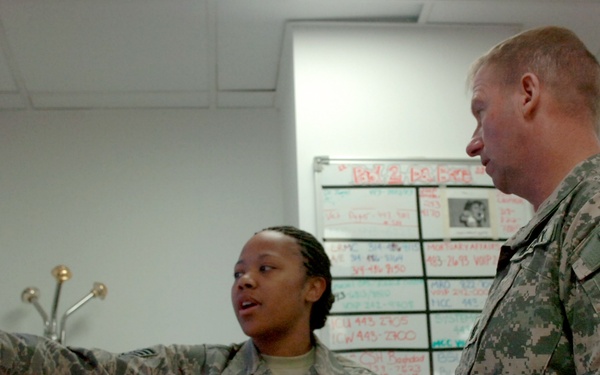 Sergeant Major of the Army visits Air Force Theater Hospital