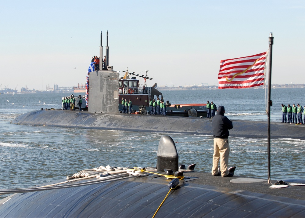 USS Boise returns to Naval Station Norfolk