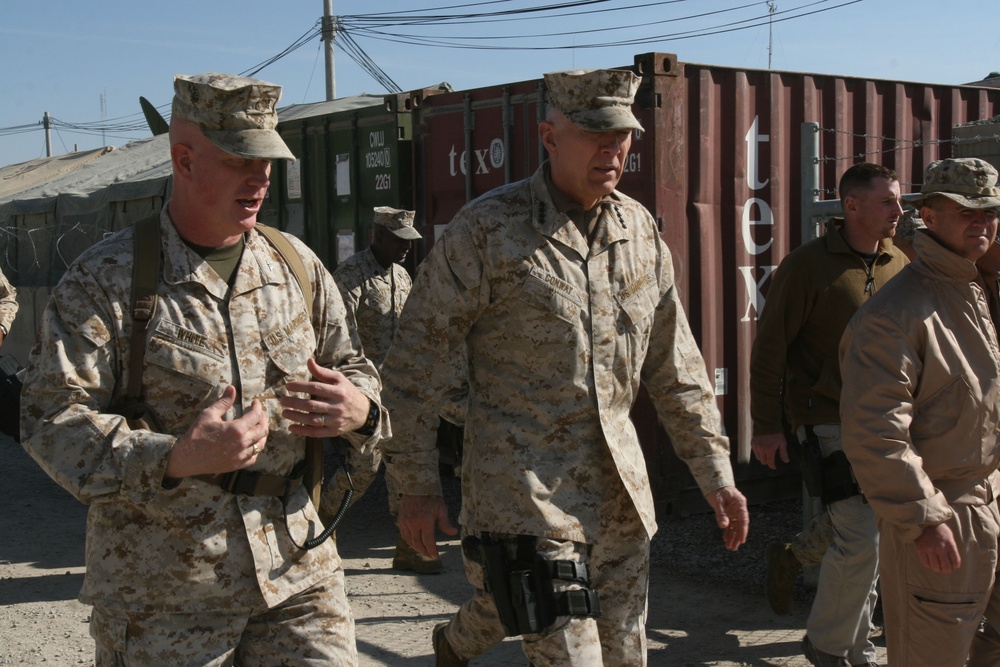 Commandant Makes Holiday Visit to Marines, Sailors in Afghanistan