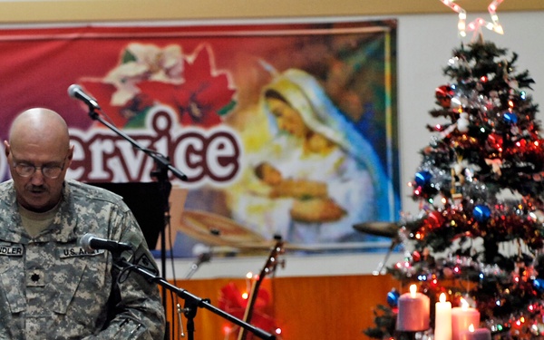 Blanchard native leads Christmas Eve service in Kuwait