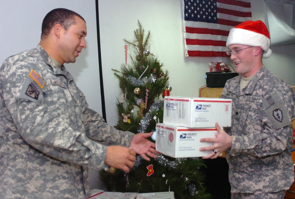 Gift Boxes on Christmas