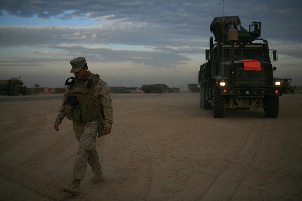 1st Marine Logistics Group at Camp Baharia