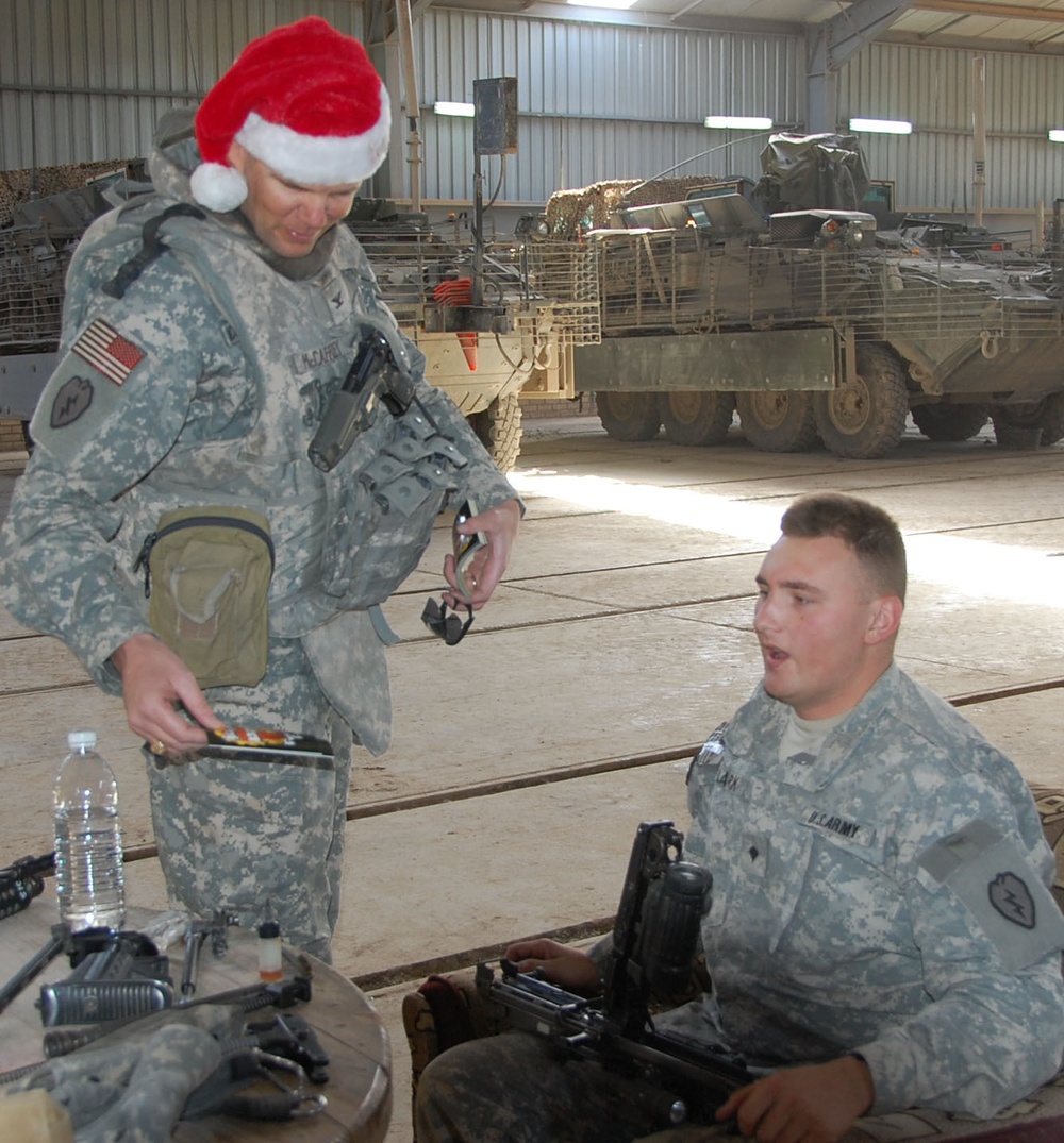 Warrior leaders wish Soldiers happy holidays