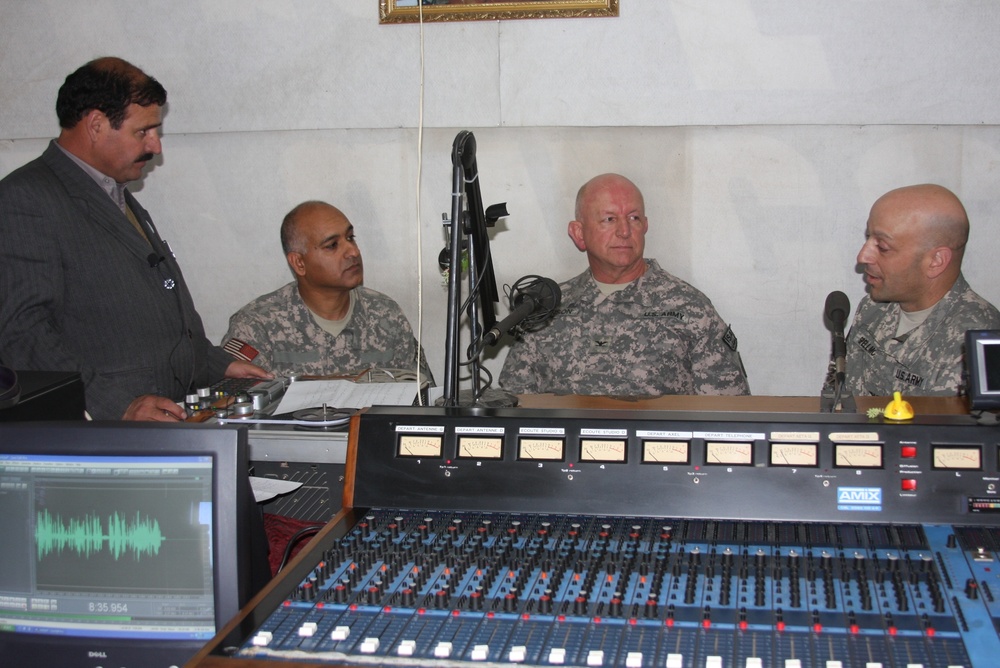 Task force leaders address, respond to Afghan residents via radio show