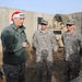 Multi-National Forces - Iraq Command Group visits troops Christmas Day