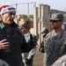 Multi-National Forces - Iraq Command Group visits troops Christmas Day