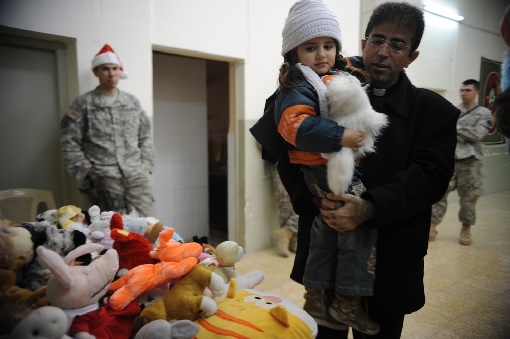 Troops aid orphanage