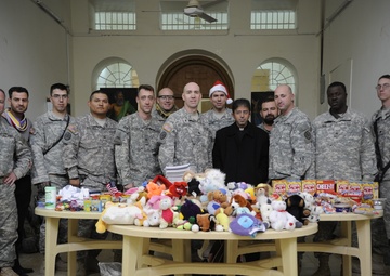 Troops aid orphanage