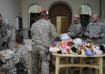 Troops aid orphanage