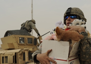 Troops aid orphanage