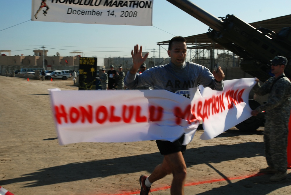 Honolulu marathon held on Camp Taji