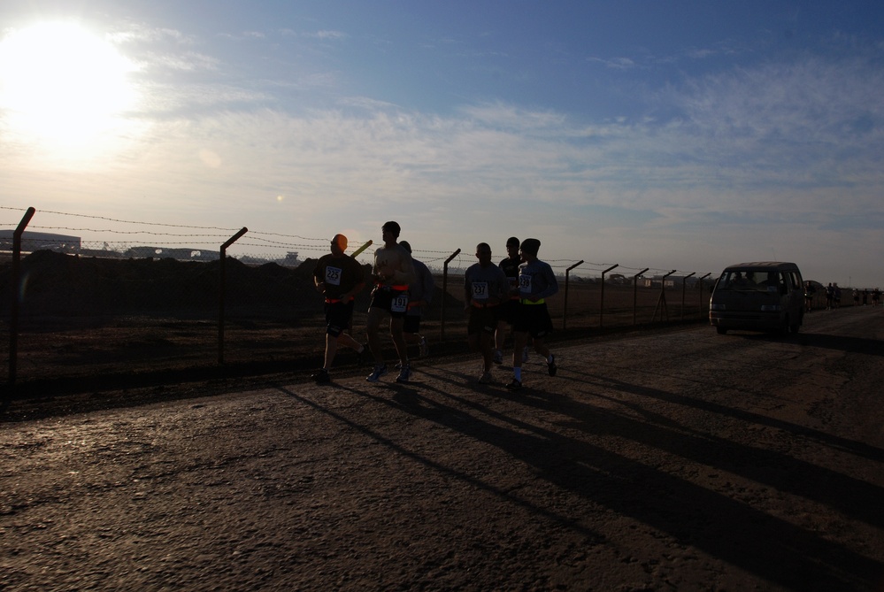 Honolulu marathon held on Camp Taji