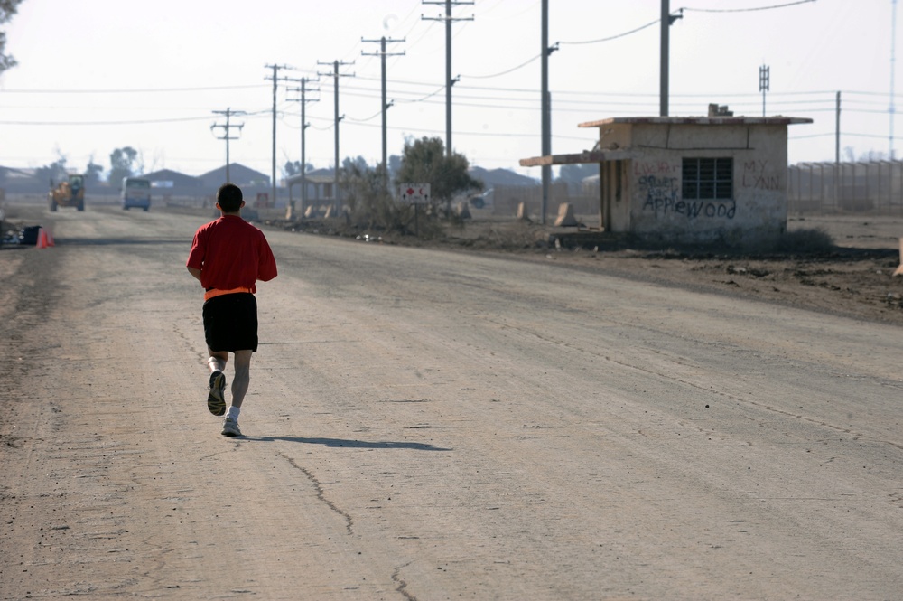 Honolulu marathon held on Camp Taji