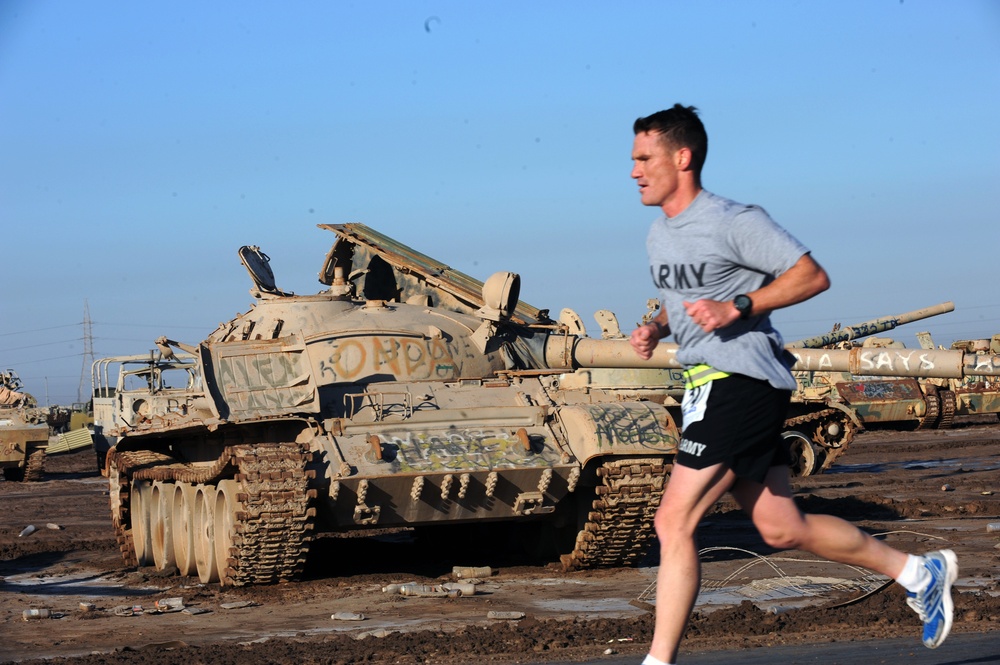 Honolulu marathon held on Camp Taji