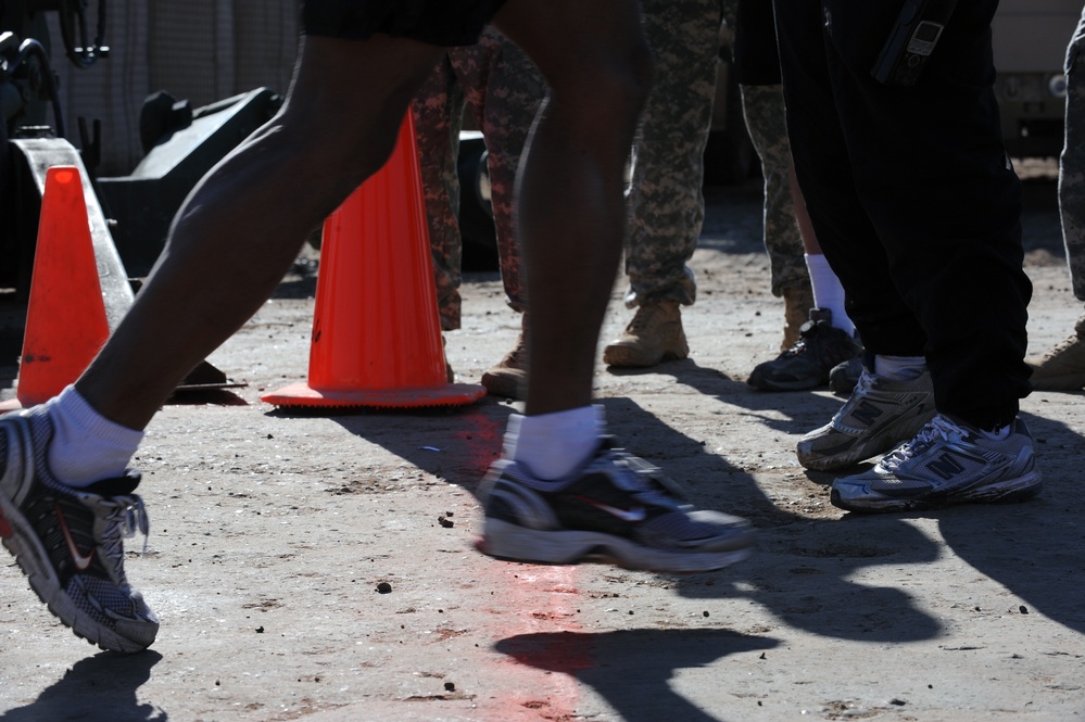 Honolulu marathon held on Camp Taji