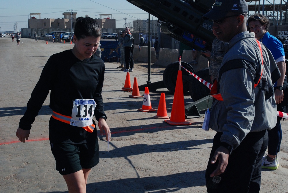 Honolulu marathon held on Camp Taji