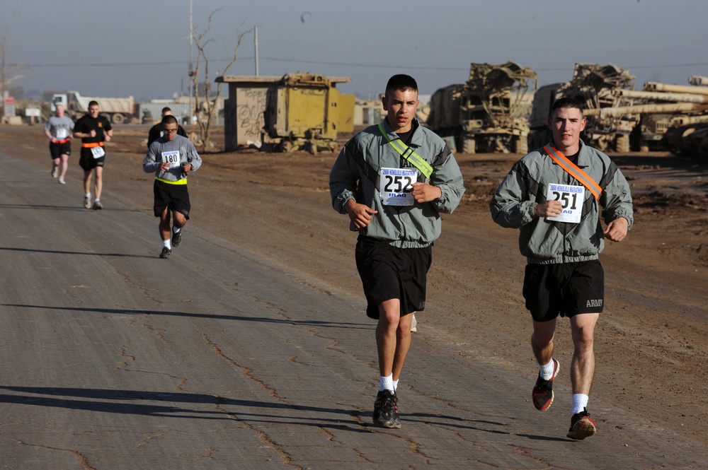 Honolulu marathon held on Camp Taji