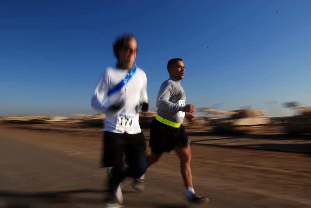 Honolulu marathon held on Camp Taji