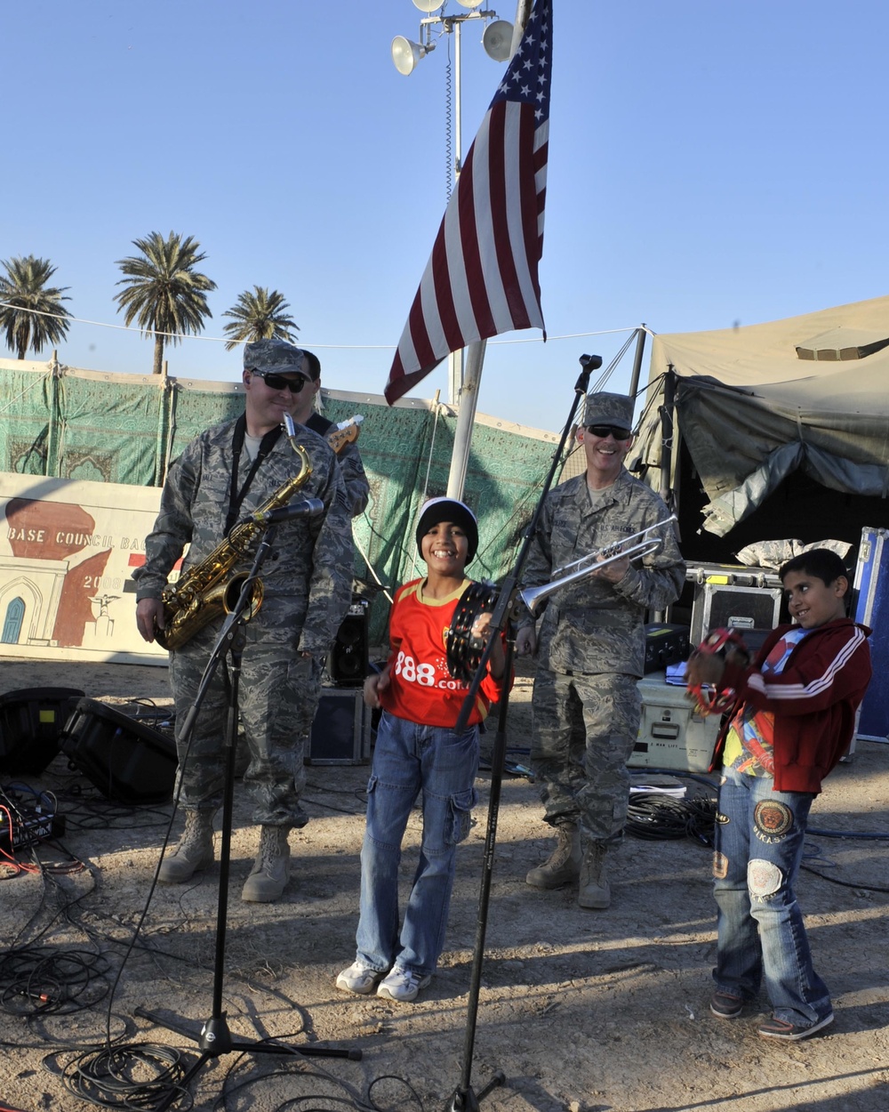 Air Force Central Command band wraps-up Baghdad tour
