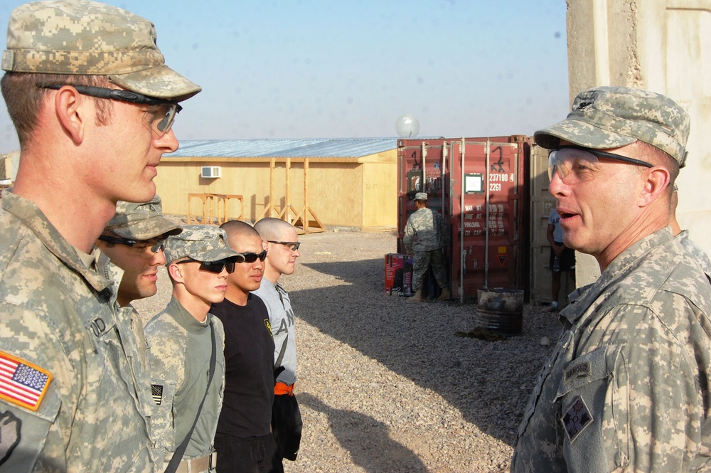 Wolfhounds capture criminal, then celebrate second Christmas in Iraq