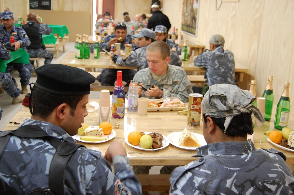 Wolfhounds capture criminal, then celebrate second Christmas in Iraq