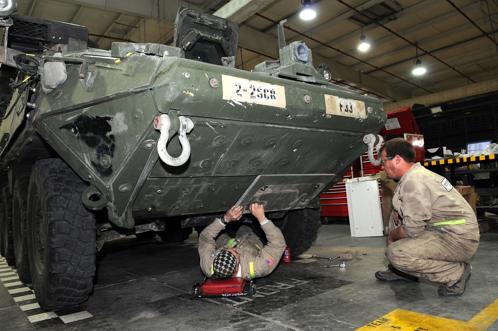 Stryker Repair Facility Shifts Focus