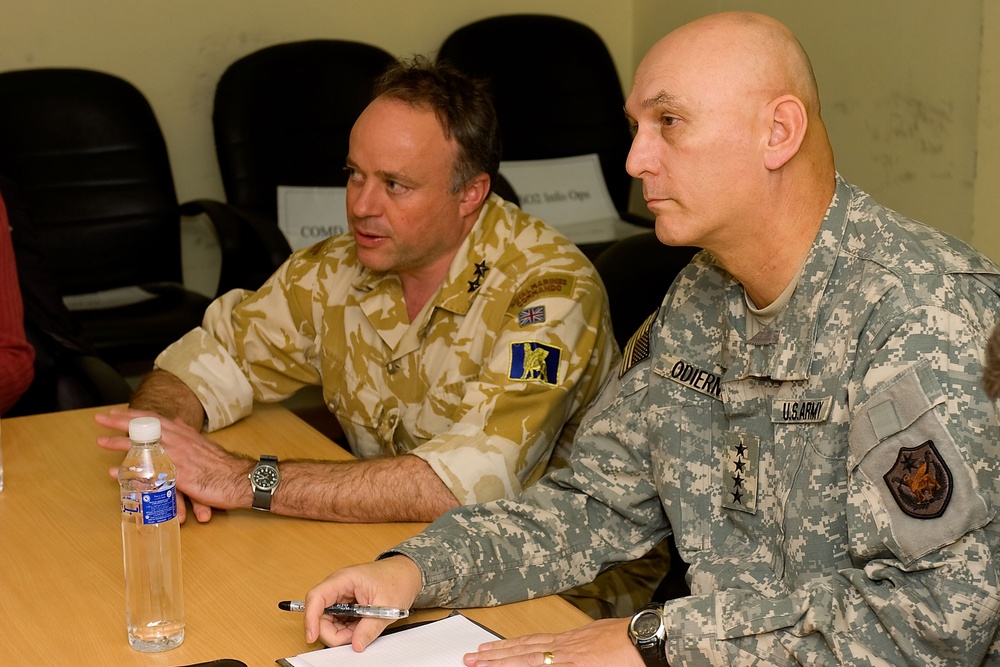 U.S. Army Gen. Raymond Odierno visits Basra