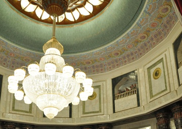 President Bush visits Camp Victory