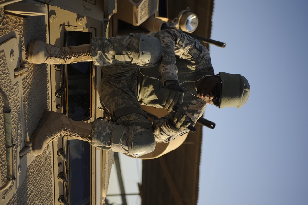 Iraqi Police Meeting at Camp Echo