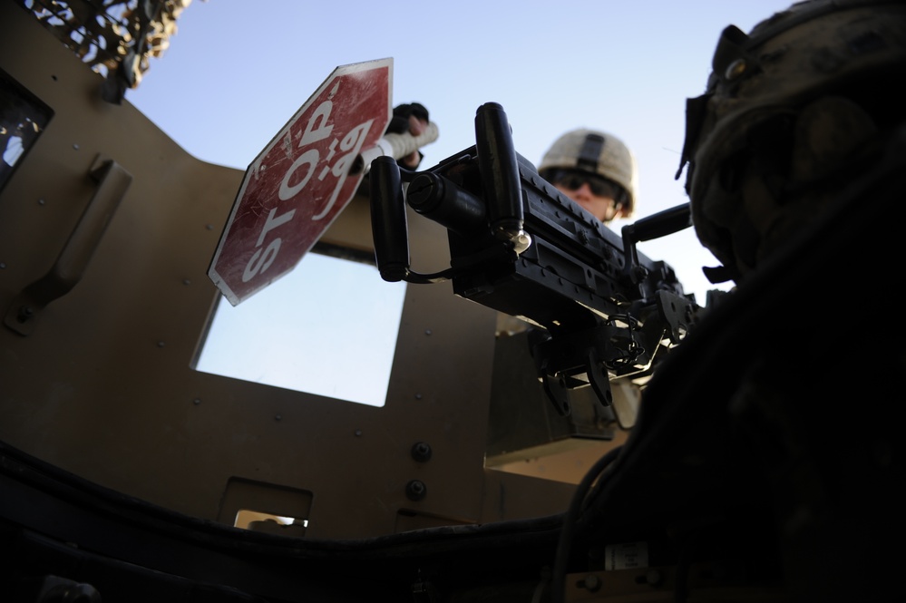 Iraqi Police Meeting at Camp Echo